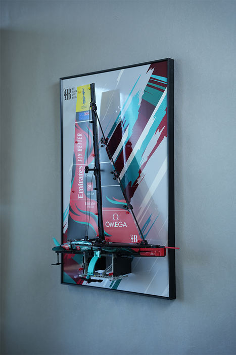 Emirates AC75 Yacht Display Frame