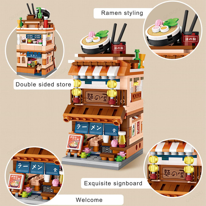 Japanese Street Mini Ramen Shop(412PCS)