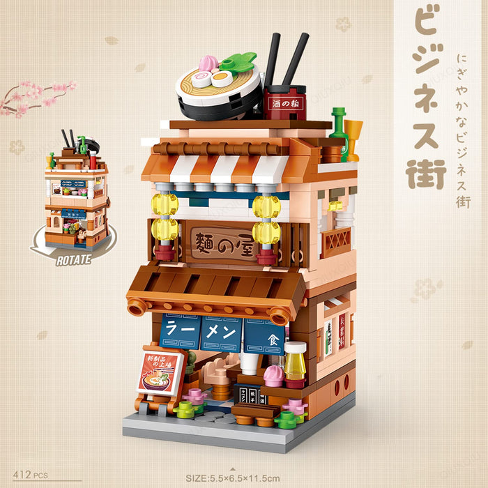 Japanese Street Mini Ramen Shop(412PCS)