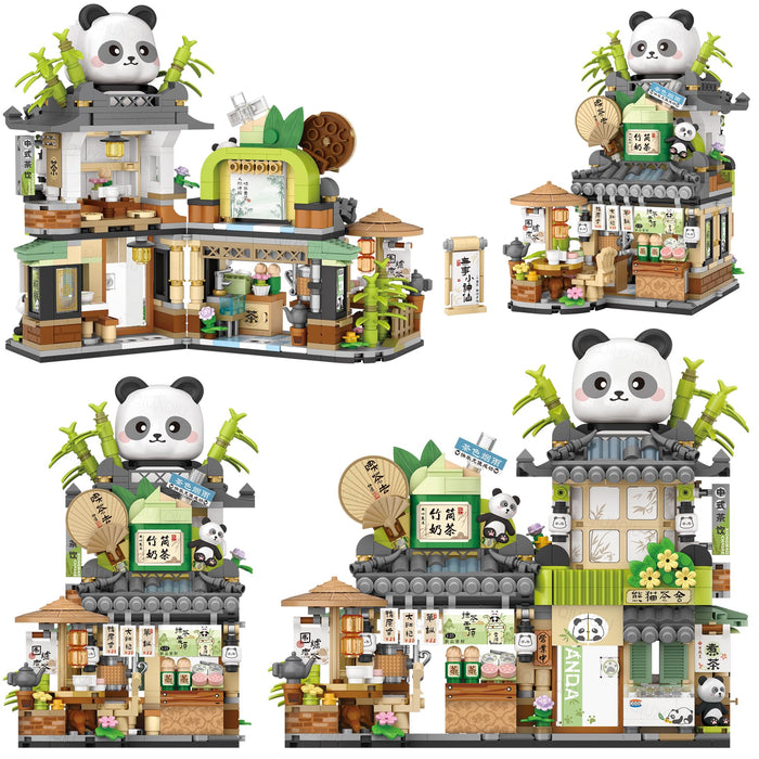 Panda Teahouse Building Blocks（860pcs）