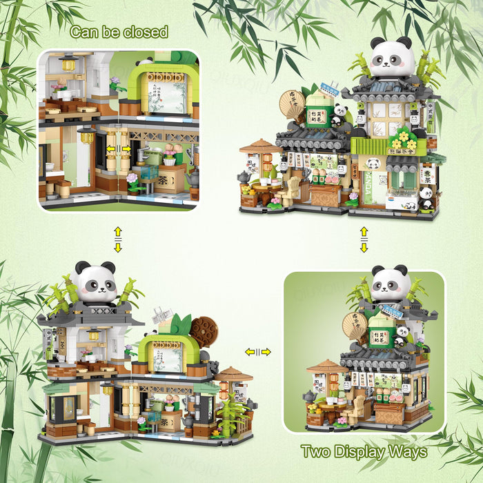 Panda Teahouse Building Blocks（860pcs）